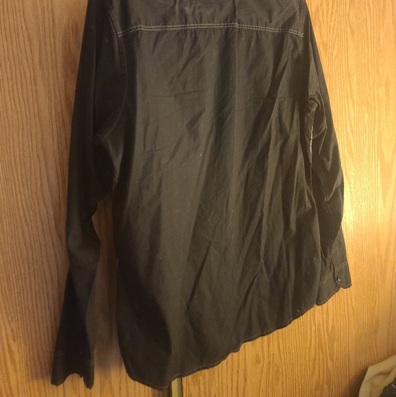 Bar III "ILOVE NY I LOVE LONDON BUT LIVE IN DREAM MIAMI" Shirt | Black | Medium - Picture 6 of 7